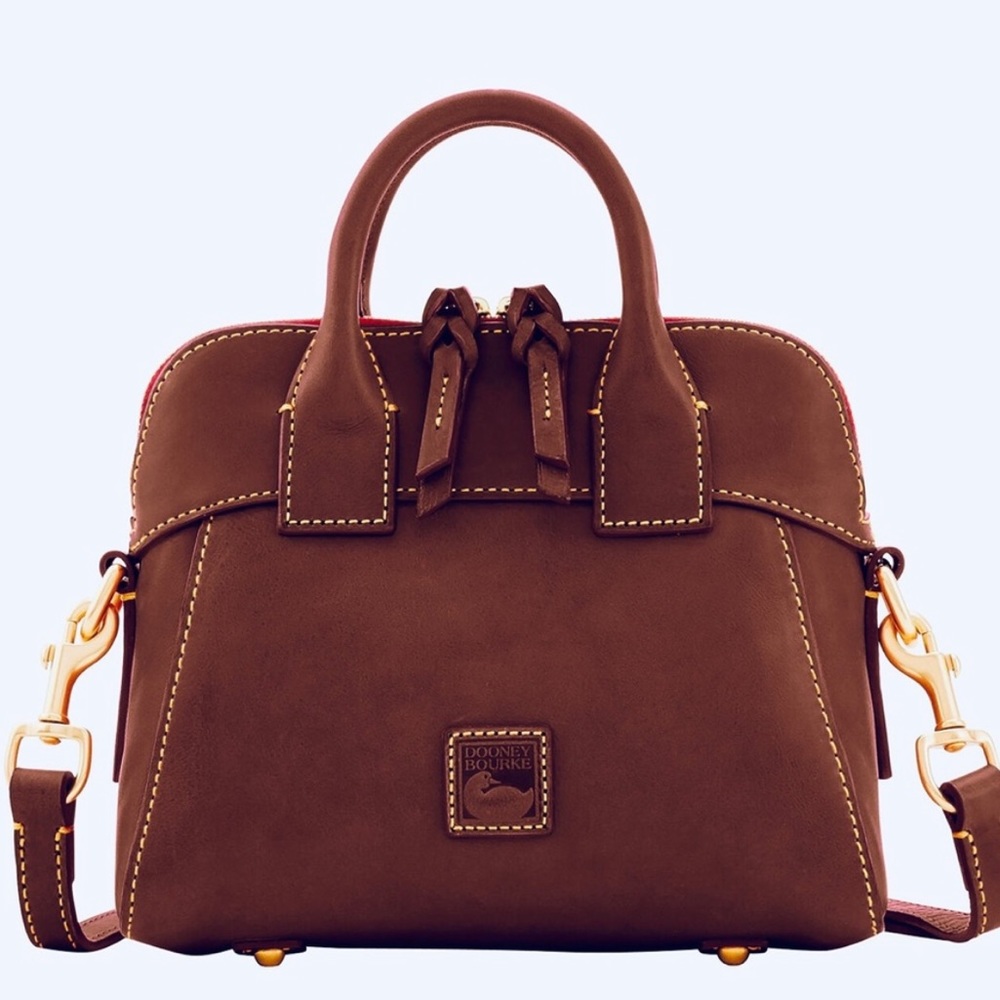 ✨HP🎉Dooney & Bourke Florentine Cameron Crossbody Satchel, Chestnut